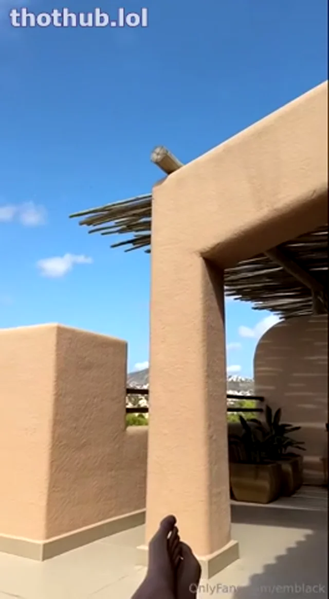 Emily Black – Onlyfans Terrace Sex Tape