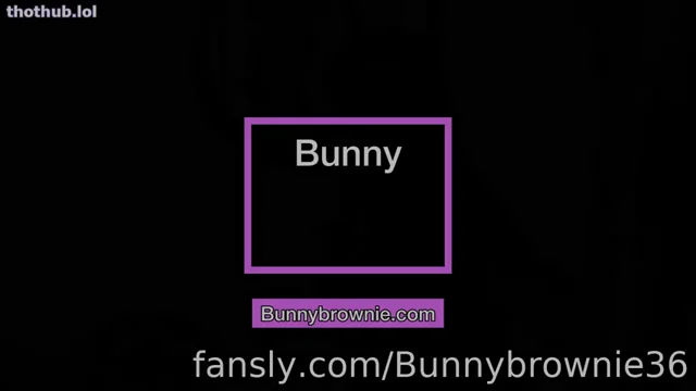 Bunny Brownie OnlyFans Lesbo