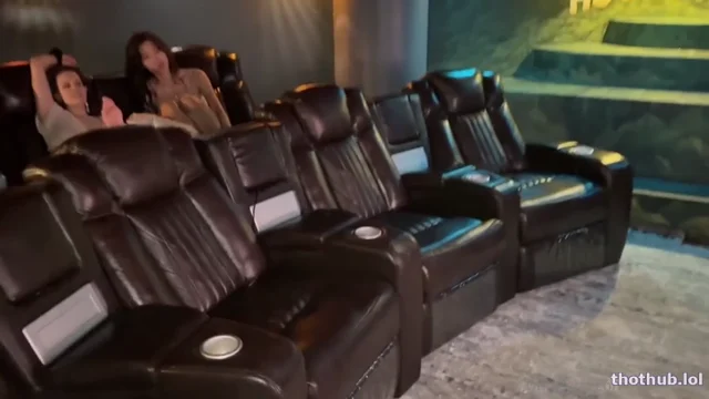 Quinn Finite, Lucy Mochi – Movie Theatre Threesome