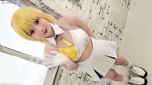 Blue archive kotori cheerleader cosplay