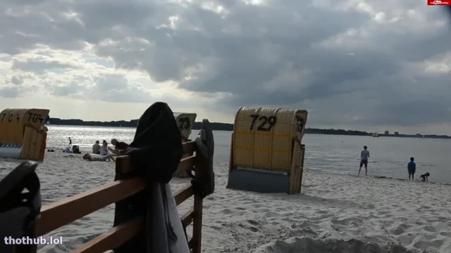 Young Devotion (Chloe) naughty at public beach