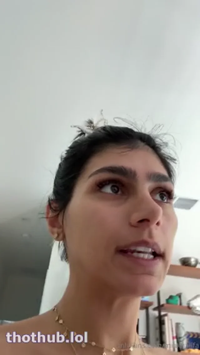 Mia Khalifa Getting Ready For The Day