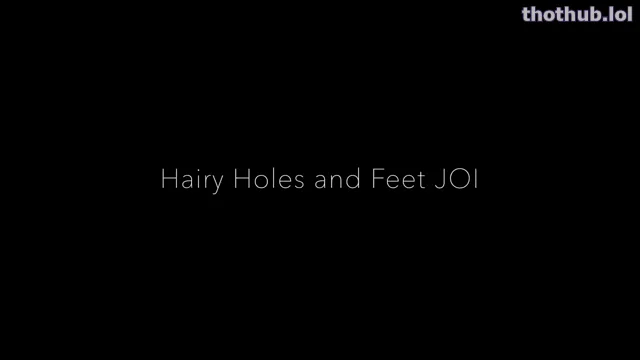 Alex bishop hairy holes and feet joi