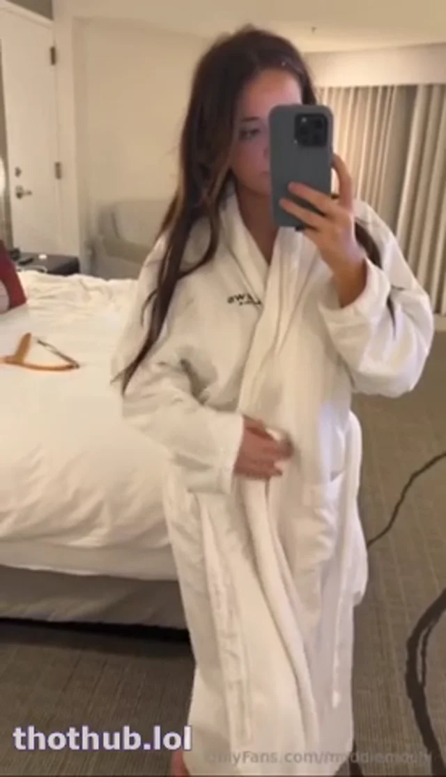 Maddie in the hotel room