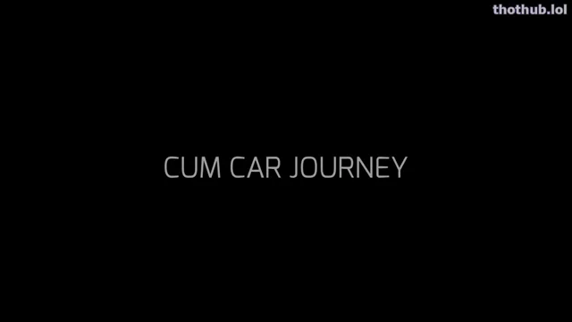 GentlyPerv CUM CAR JOURNEY -I surprise Sara Diamante by making her find a nice hard c