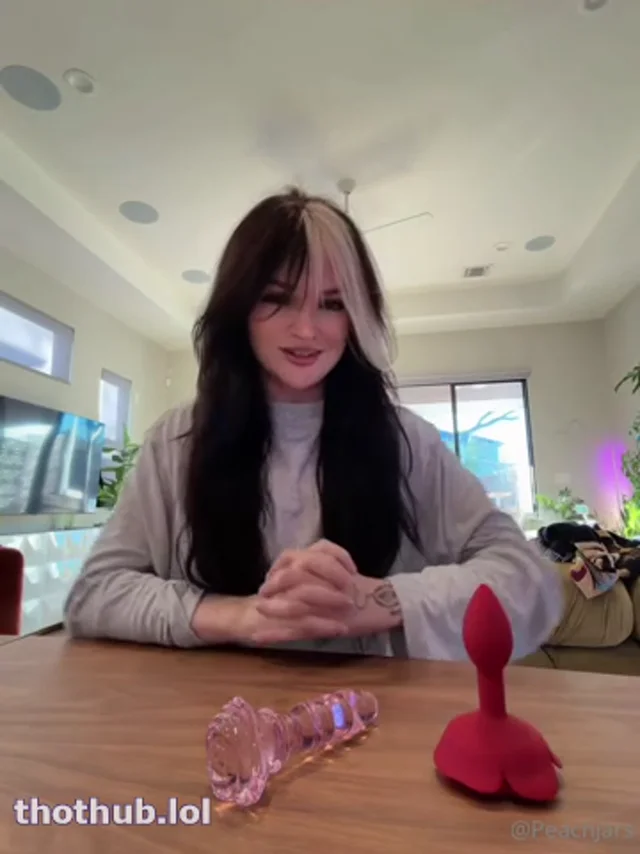 Peachjars 2nd slide my plug in vibrator tease video