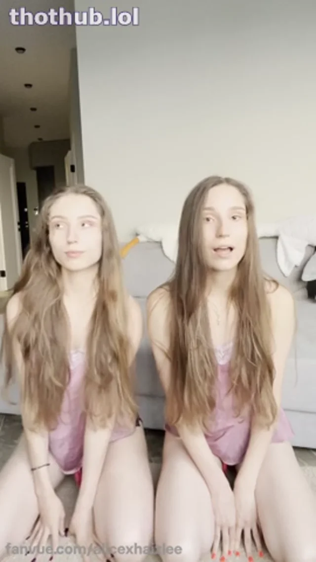 Alice And Haizlee Twins Morning Shot With Sister