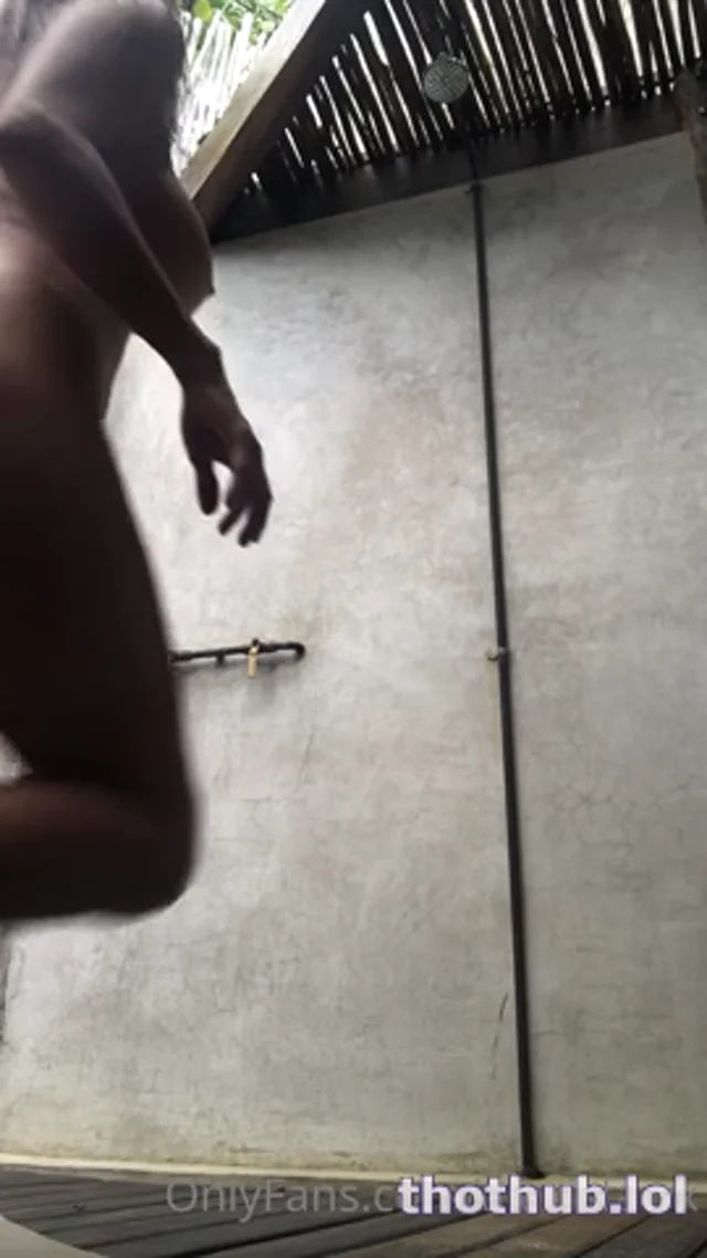 Alexis Fawx Outdoor Shower solo