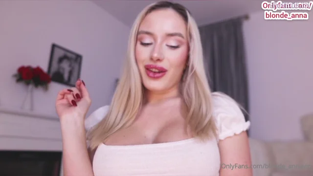 Blonde Anna BOOBS JOI