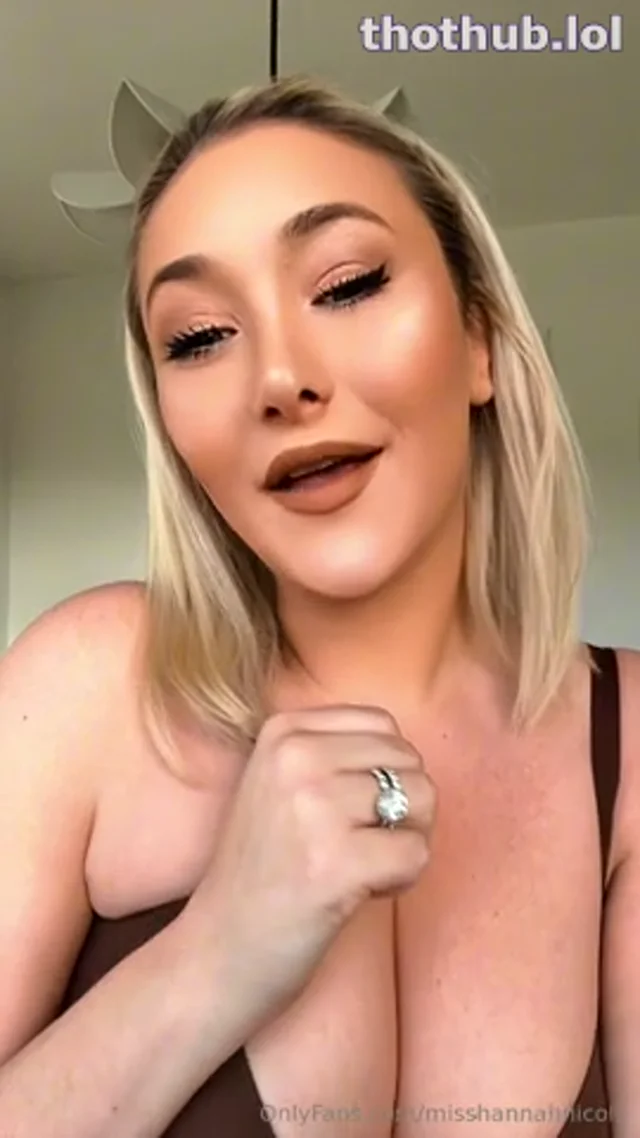 Hannah blonde PAWG MILF PoV solo + ANAL