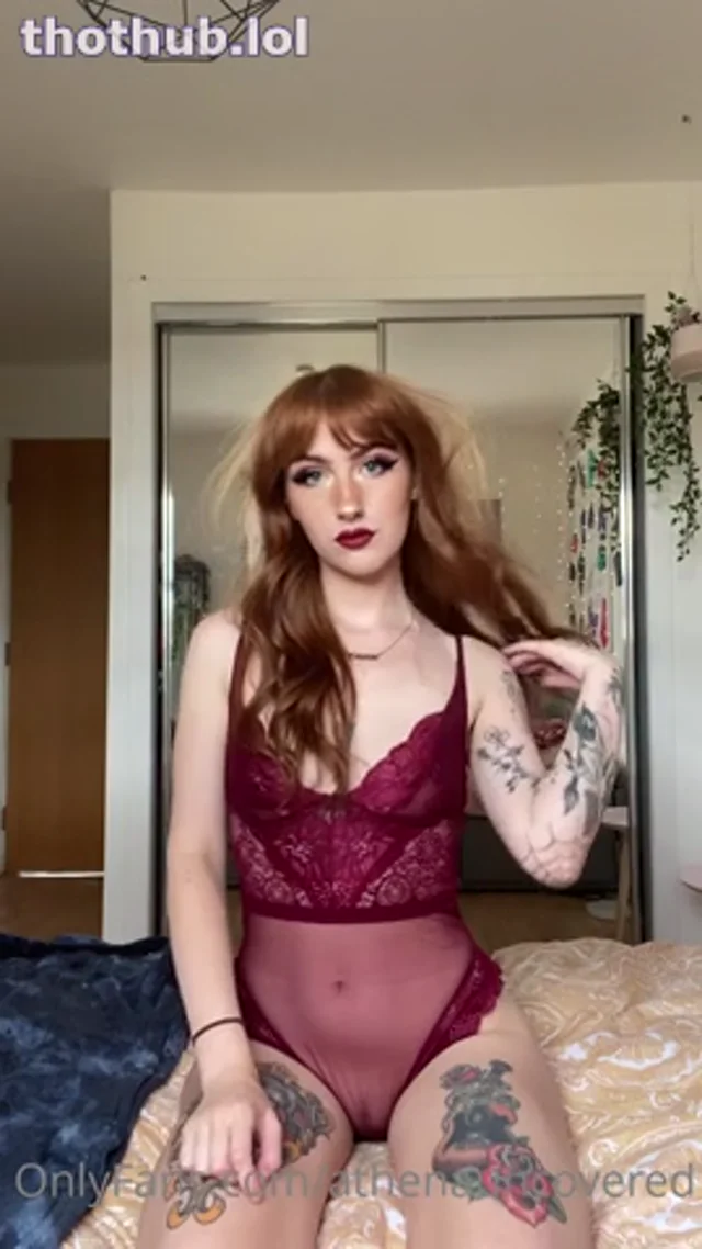 Athena sexy ass ginger PoV ANAL solo