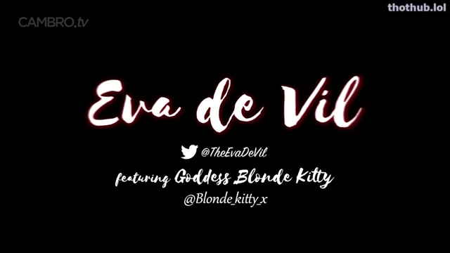 Eva de Vil – Lingerie Slave for Two Hot Brats