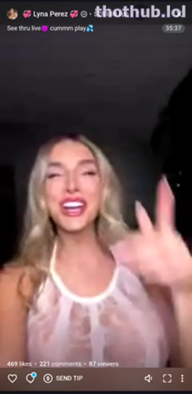 Lyna Perez Nude hot Lingerie Live Scene
