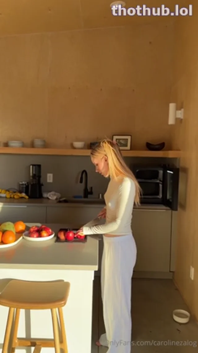 Caroline Zalog your gf with perky tits apple slices