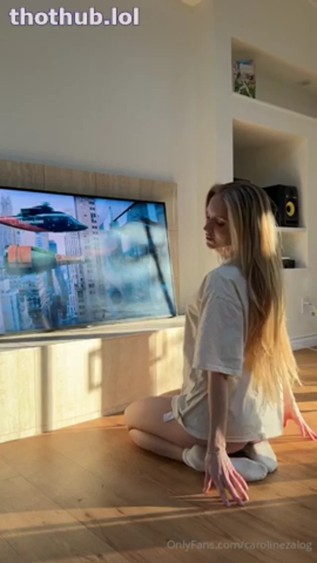 Caroline Zalog Super Bowl Striptease