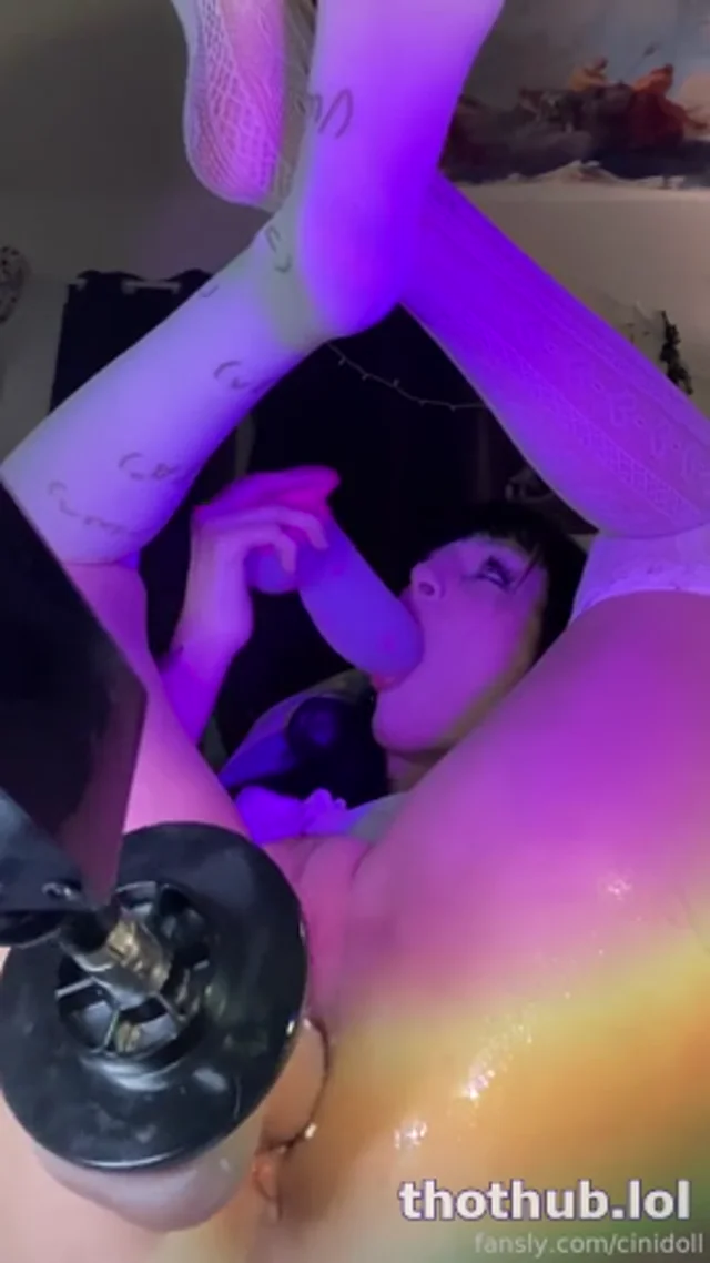 Cinidoll dildo fuck machine ppv