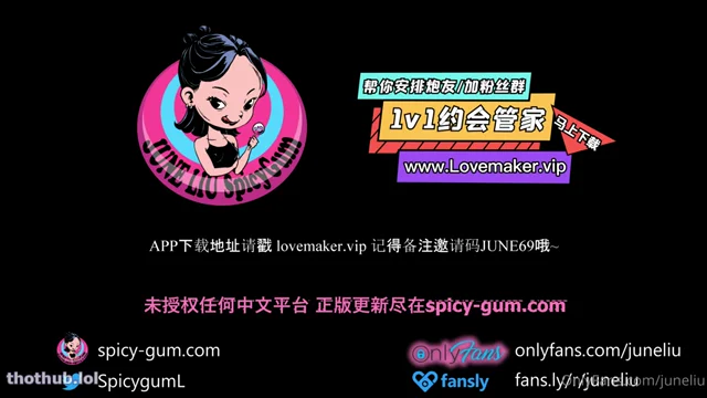 June Liu double blowjob