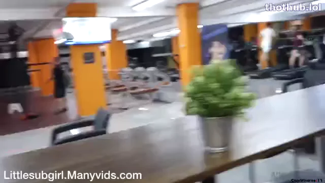 Littlesubgirl Busy Public Gym Fuck