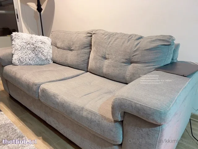 Kkimkkimmy fuck on the sofa doggystyle and creampie