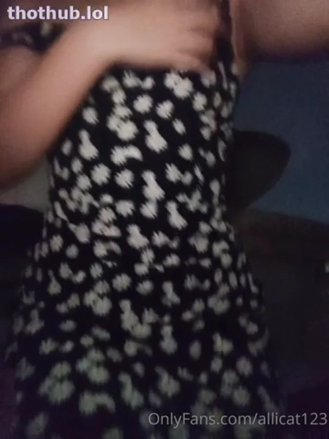 Allicat123 dildo humping