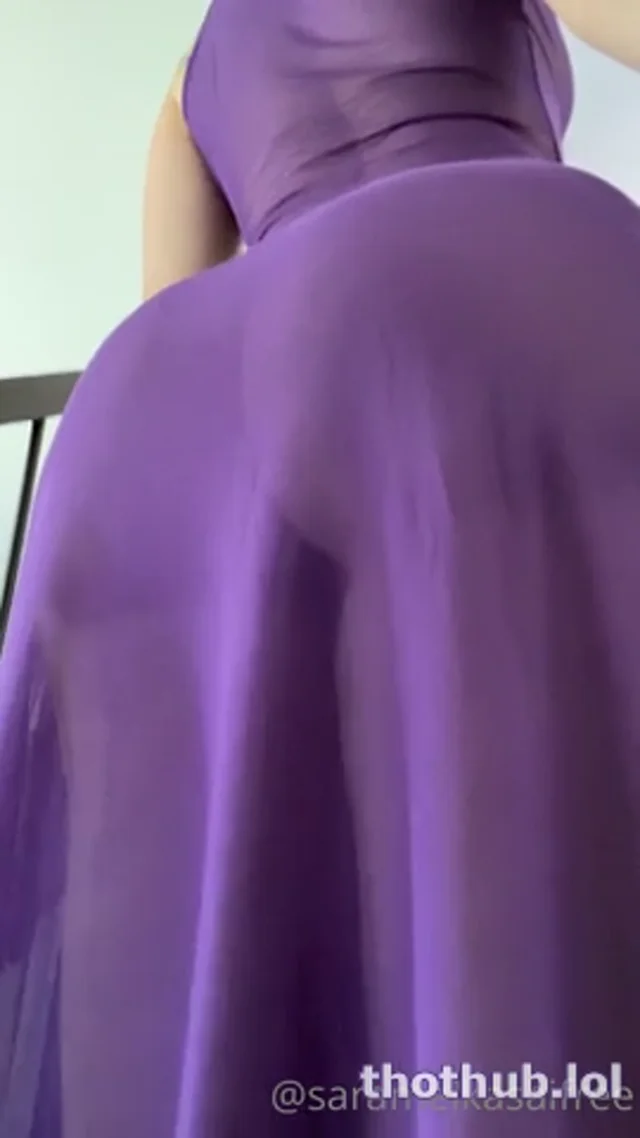 Sara Mei Kasai Purple Dress