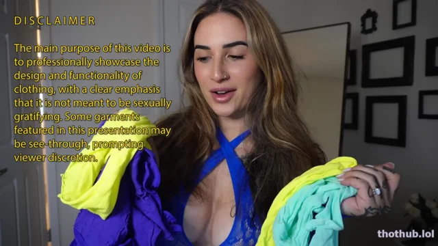 Alanah Cole –  Its my BDay  4K TRANSPARENT Fishnet Dresses TRY ON with Mirror View