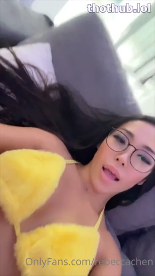 REBECCA CHEN PLAYS WITH A VIBRATOR