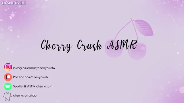 CherryCrush ASMR – Ear licking