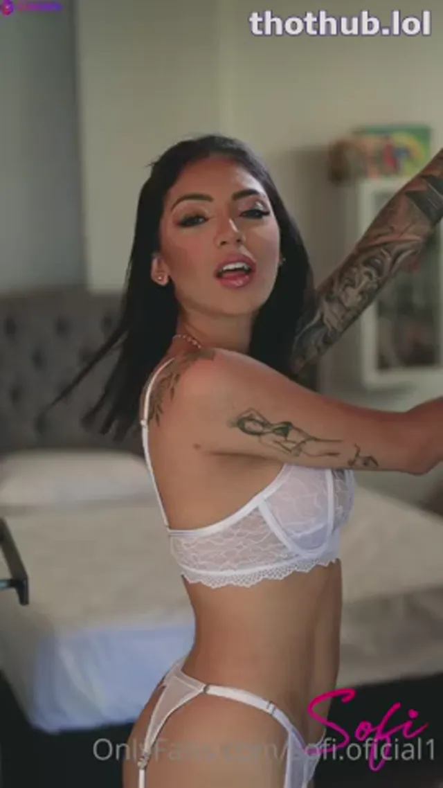 Sofi Oficial1 – Teasing In White Lingerie