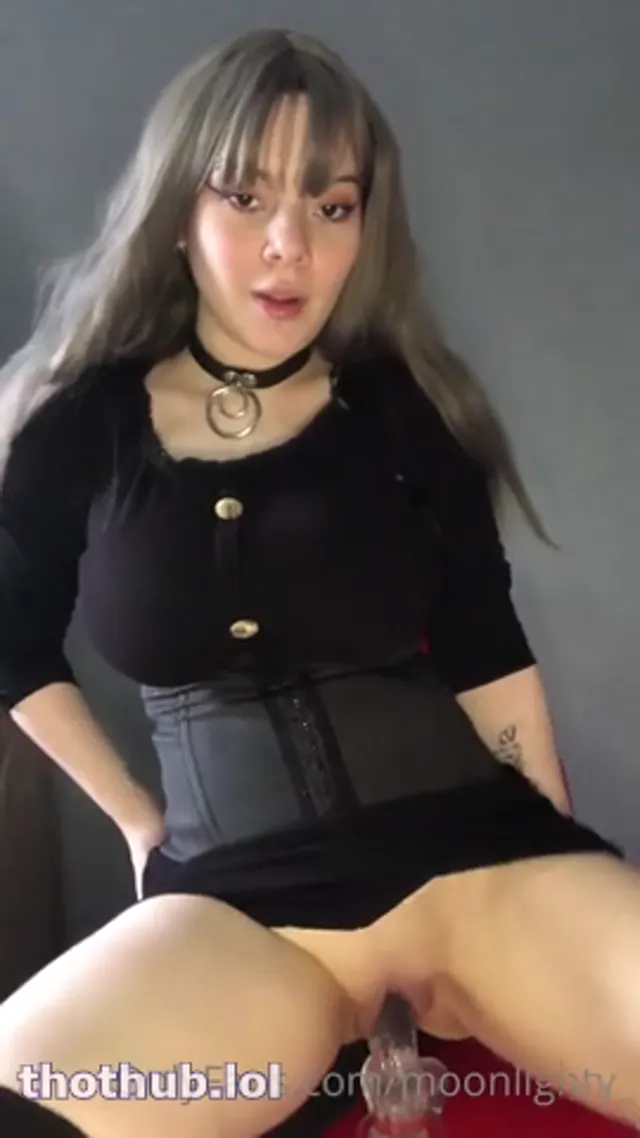| Moonlighty | Big tits | Riding dildo | Solo female |