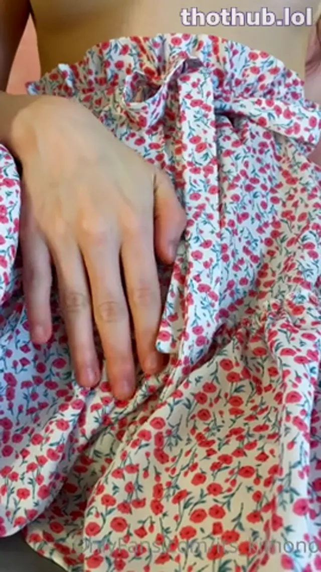 Itskimono sundress masturbation