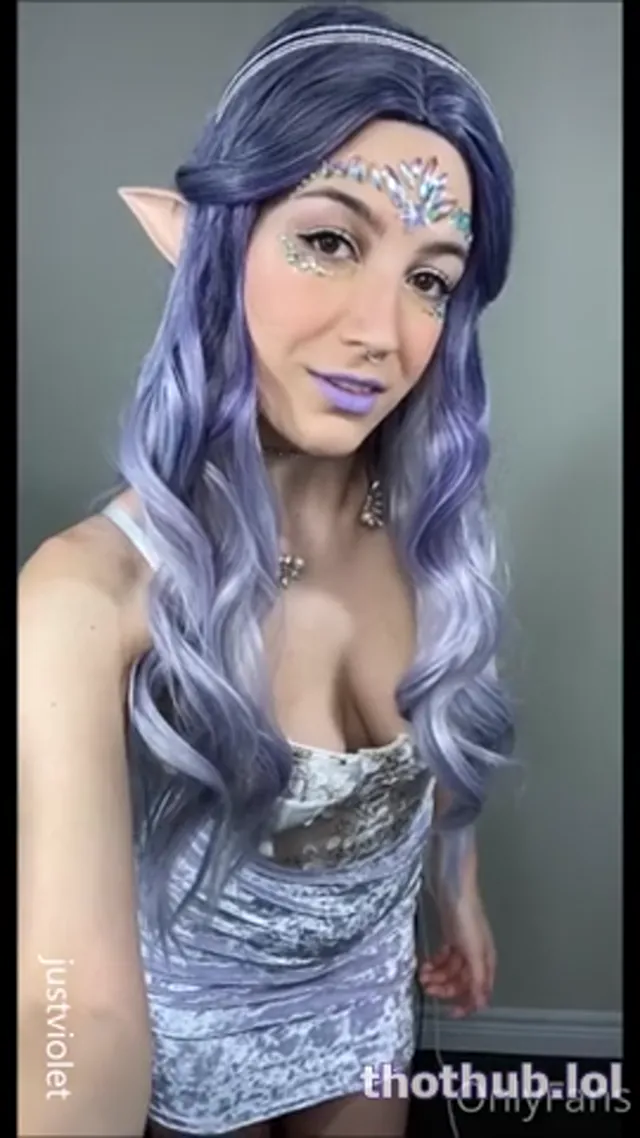 Justviolet — Ice Elf Using A Magical Buttplug