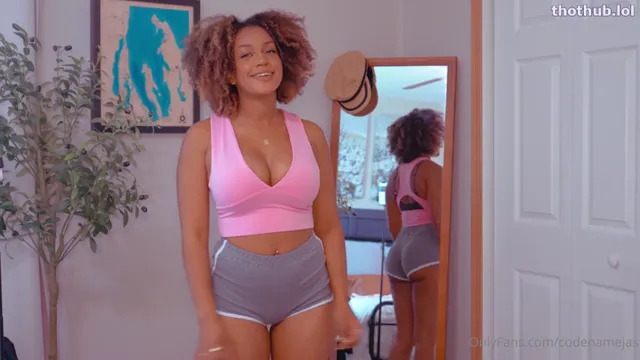 Codenamejas bikini try-on