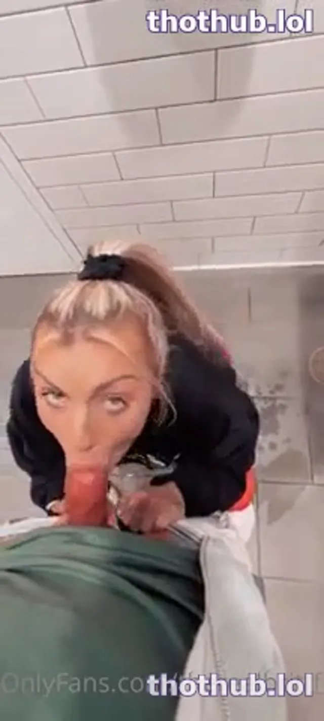 Therealbrittfit fucked in public bathroom onlyfans