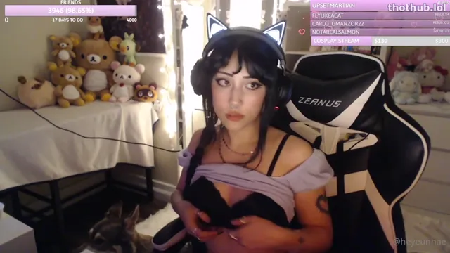Heyeunhae masturbation on stream