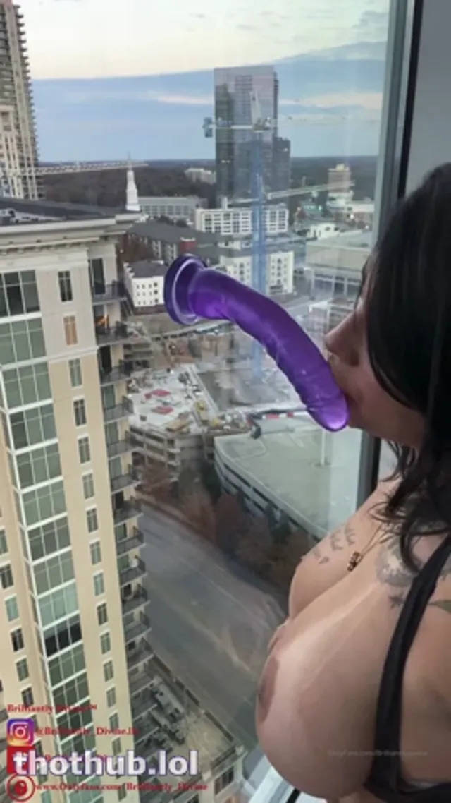 Brilliantly Divine – Deepthroat Purple Dildo