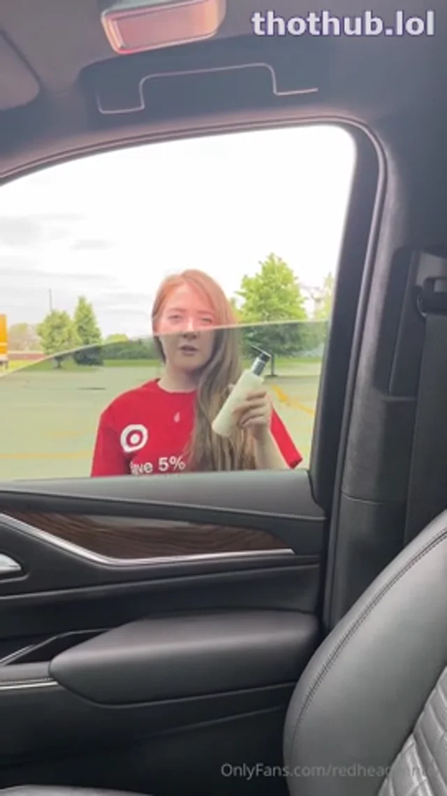 Redheadwinter OF car sex