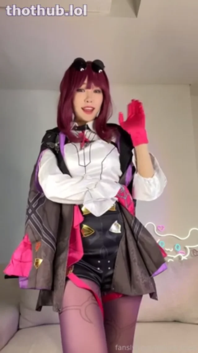 Cute & sexy girl meriol_chan cosplay dildo riding