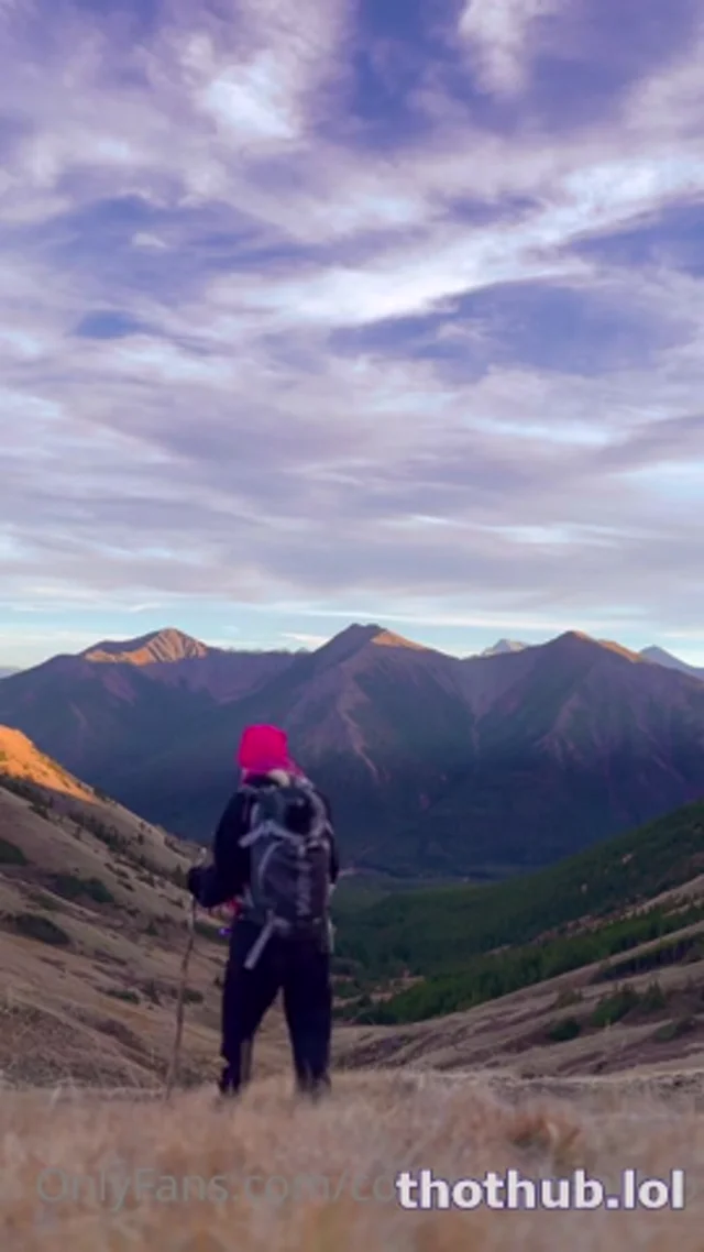 Courtney hiking solo