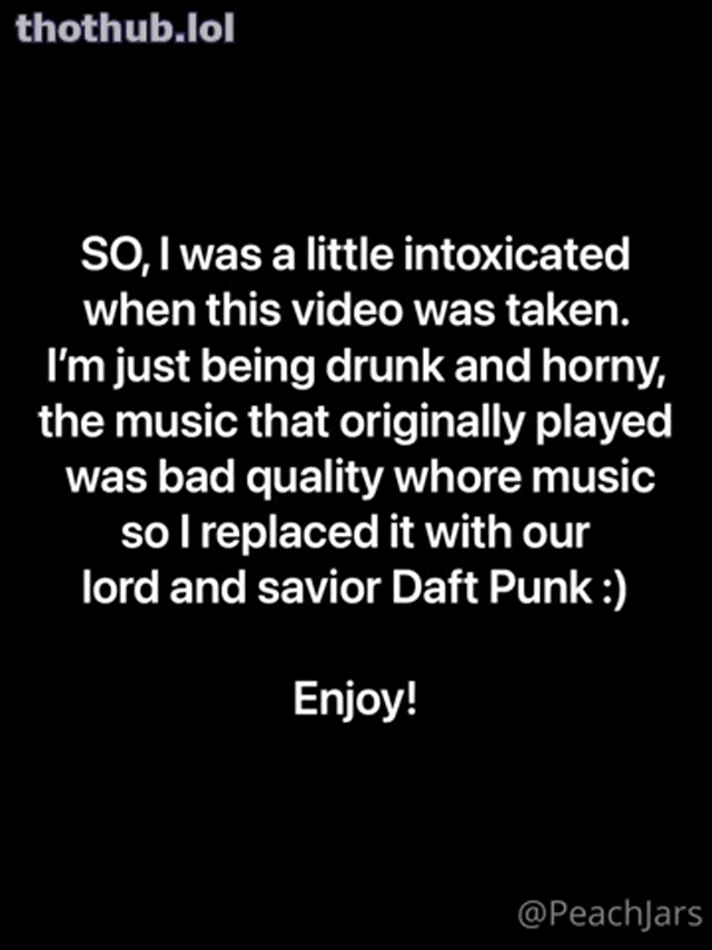 PeachJars flashes her pussy in black sheer bodysuit