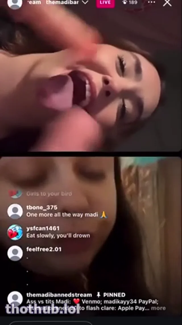 Madibanned dildo deepthroat