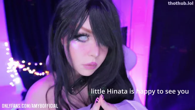 Amy B – Hinata Cosplay Dildo Tittyfuck