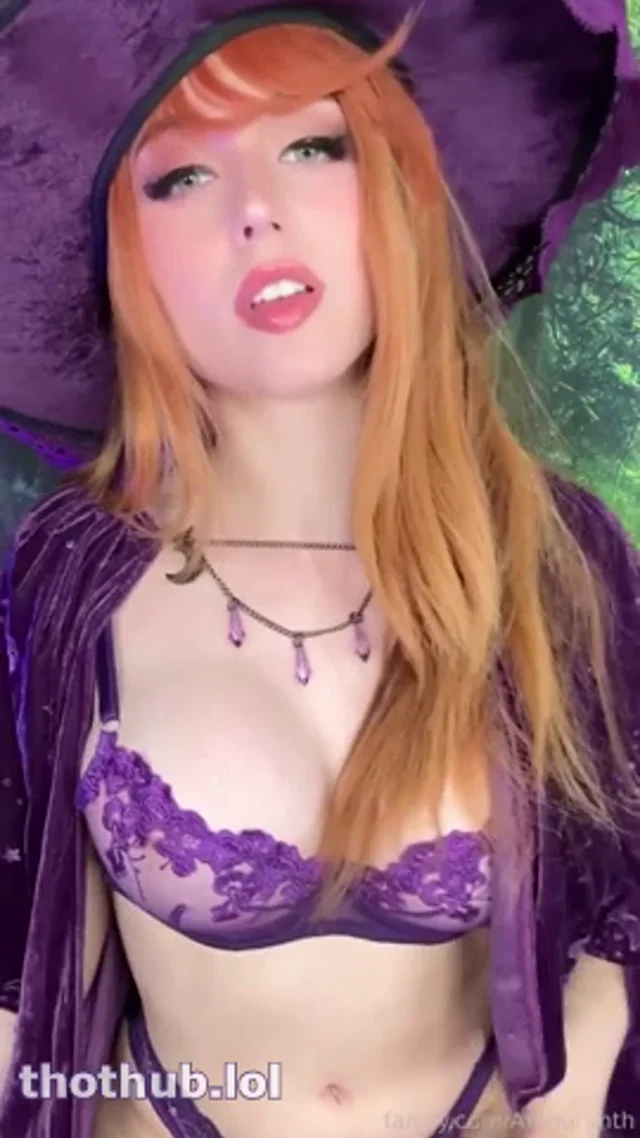 Amouranth Broomstick Riding Witch