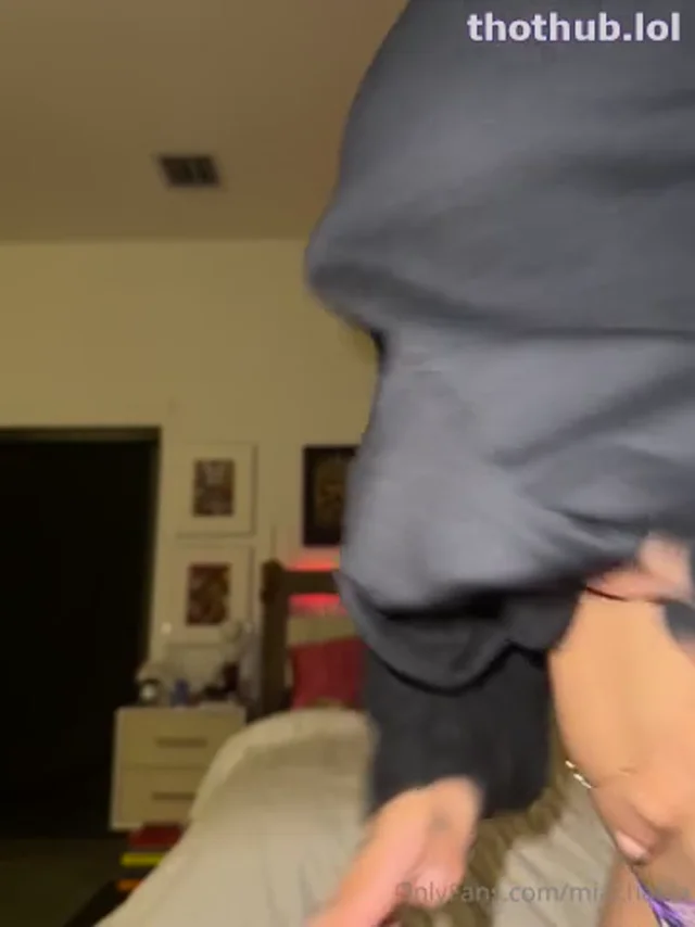 Mia Khalifa see through panties strip