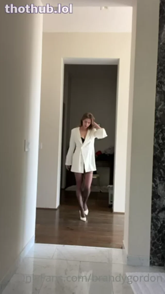 Brandy gordon white heels