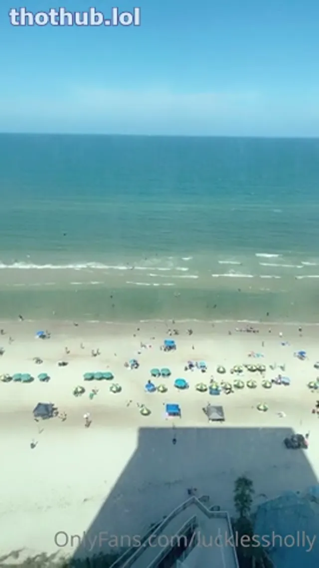 Lucklessholly vacation balcony fuck