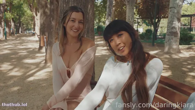 DaringKiara x FlashingEmma public naked yoga