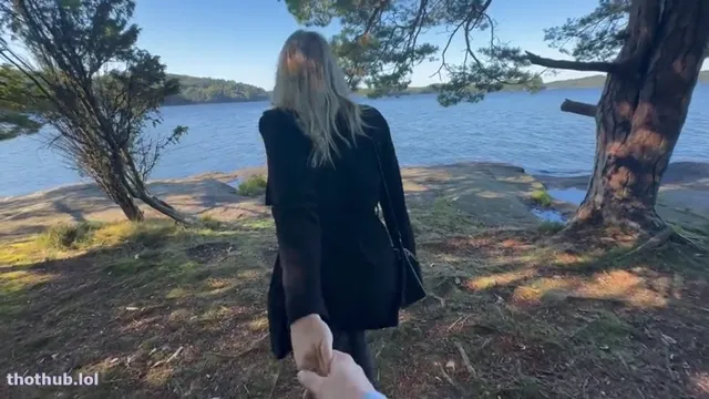 Uwucutedemon 2 Blonde Swedish outdoor fuck