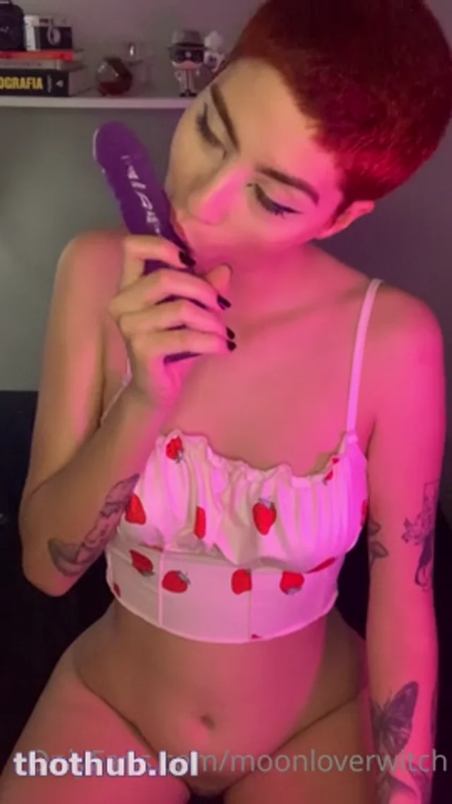 Moonloverwitch dildo blowjob ppv