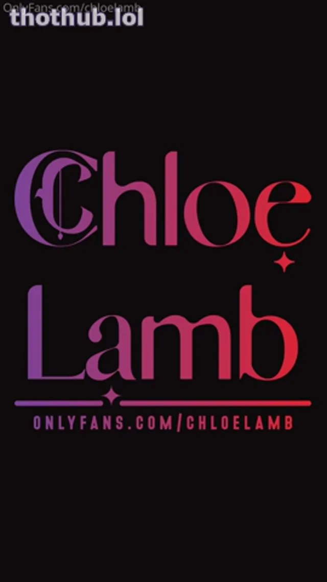 Chloe lamb ppv sex tape onlyfans
